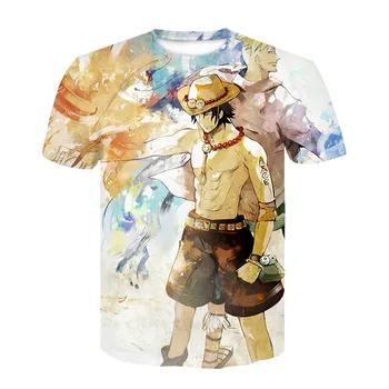 Naujas Anime One Piece Sanji Norėjo Chopper Marškinėliai 3D Spausdinimo trumpomis Rankovėmis T-shirt/Hoodie Hipster Cosplay Unisex marškinėliai