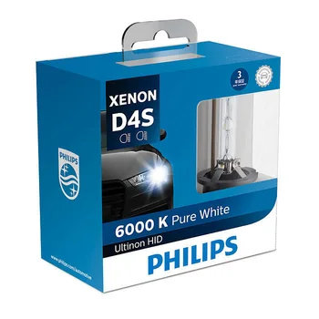Philips Ultinon HID 6000K D1S D2S A2R D3S D4S Xenon Vaiskiai Balta Lengvųjų Automobilių, Motociklų Acessories Atnaujinti Žibintų Lemputes, Pora