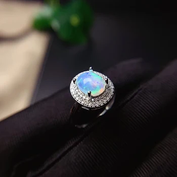 CoLife Papuošalai Realių Opalas Žiedas 