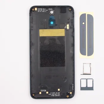 BaanSam Naujas Baterijos dangtelis Galinio Dangtelio Korpusas Case For HTC ONE E8 Su Įjungimo Mygtuką+Viršus Apačia Lapas+Dual Kortelės SIM Kortelės Dėklas
