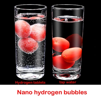 Aktyvus H2 Molekulinė Hydrogen10000PPB Vandenilio Vandens Tablečių šarminis gerinti imunitetą vandenilio vandens Tablečių 60 tablečių