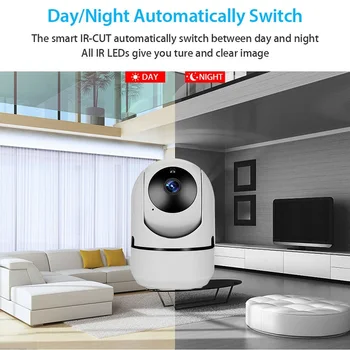 Mini Baby Monitor IP Kamera, Auto Sekimas HD 1080p Patalpų Namuose, Belaidžio Wi-fi, Kamera, Apsaugos Stebėjimo VAIZDO Kamera