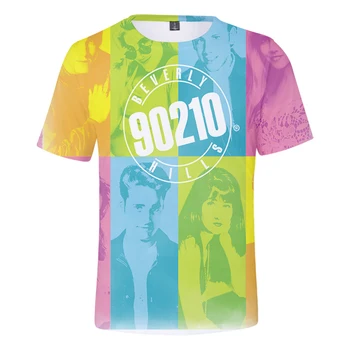 2019 Karšto Pardavimo Mados 3D T - Shirt Spausdinti Beverly Hills 90210 Luke Perry Vyrų/Moterų Aukštos Kokybės Trumpas rankovės Harajuku marškinėliai