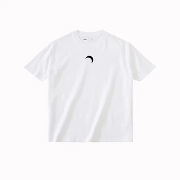 Harajuku Sun Moon Spausdinti marškinėliai Moterims Vasaros Visų Medvilnės Juoda Balta marškinėlius Moksleivė Gatvės Stiliaus trumpomis Rankovėmis T-shirt Viršūnės