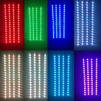 72 Led, 4X LED USB RGB LED Neon Juostelės Šviesos Muzika Permainingi Spalvos, Nuotolinio Valdymo Automobilių, Atmosfera, Šviesos Valdymas Balsu