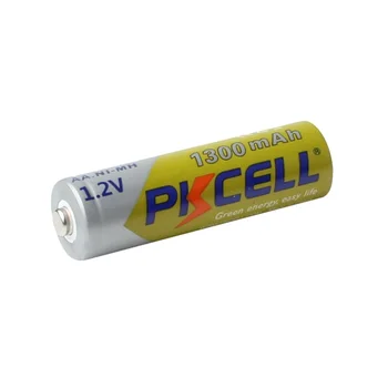 16pcs PKCELL AA NiMH Įkraunamos Baterijos 1300mAh 1.2 V Ni-MH 2A Baterija Baterijos Realias galimybes Žaislų