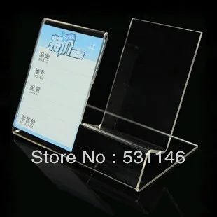 Nemokamas Pristatymas 10VNT skaidraus Akrilo Mobiliojo ryšio telefono ekranas stovo laikiklio stovas gali būti užrašyti etiketėje