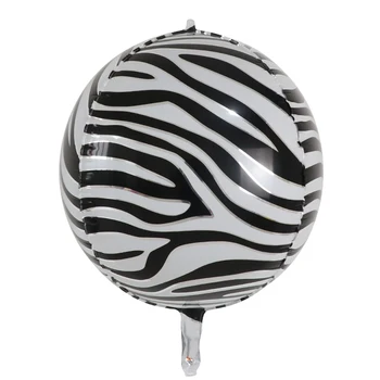 20pcs 4D Gyvūnų Modelio Folija Balionai Zebras, Tigras, Vestuvių Temą Šalis Šventė Kolbų Gimtadienio Dekoracijas, Oro Balon