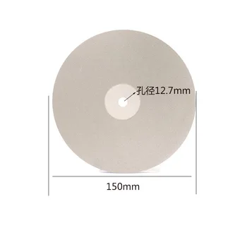 6 Colių 150mm Šlifavimo Rato Diskas Šlifavimo Padas Šlifavimo Diskas Poliravimo Priemonė Jade Agatas, Stiklas 80-3000Grit Skylę 12.7/16/20mm