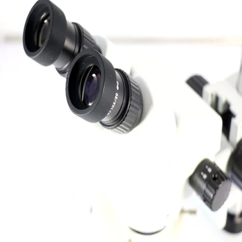 Toliau 7-45X Žiūronų stereo mikroskopas Pramonės mikroskopo Didinimas per galvą
