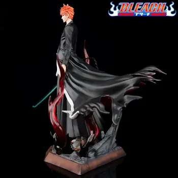 Balinimo Statula Kurosaki Ichigo PVC Veiksmų Skaičius, Anime Bleach Kurosaki Ichigo Pav Diorama Kolekcijos Modelis Žaislas 30cm