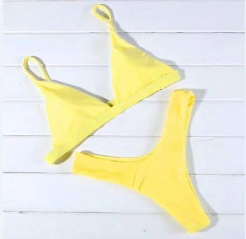 Hirigin 2019New Moterų Bikini Komplektas pakėlė Paded Liemenėlė Moterims maudymosi Kostiumėliai Atgal Reguliuojamas Hasp Maudymosi Moterų Paplūdimio Maudymosi Kostiumai