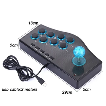 TSINGO USB Arcade Gamepad Kreiptuką PC 3D Rokeris Žaidimų Valdiklis Skirtas PlayStation3 Gatvės Kovos Žaidimas Stick, Skirtą 