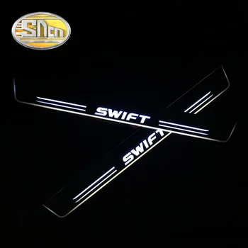 Led Dinaminis Šviesos durų slenksčio Dėl Suzuki Swift Alto Vitara S-cross 2004~2020 Sveiki Pedalą Automobilis Nusitrinti Plokštė Šviesos Kelias
