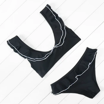 OMKAGI Prekės Seksualus Bikini 2019 maudymosi kostiumėlį, maudymosi Kostiumėliai Moterims, Push Up Bikinis Nustatyti Plaukimo Maudymosi Kostiumas, Paplūdimio Maillot De Bain Femme