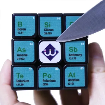 Kubas Cheminių Elementų Periodinės Lentelės 3-iosios kad Cheminiai Elementai Magic Cube Galvosūkiai,Kūrybos Švietimo Žaislai Vaikams