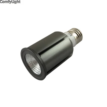 LED, COB Lemputė Ryškus Apšvietimas E27 110V, 220V, 230V AC Šiltai Balta Juoda kelio Lemputės 5W 7W lempa 12W Lengva įdiegti apšvietimo Turėtojas