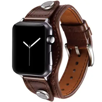 Dirželis Apple žiūrėti series 5 4 3 2 1 Odos Rankogalių Apyrankę watchband iWatch juosta 42mm/38mm correa Apple watch band 44 mm 40mm