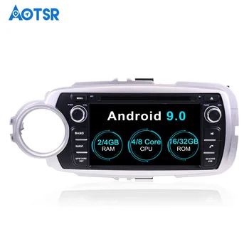 Aotsr Android 9.0 multimedia Car GPS Navigacija, automobilių Autoradio DVD grotuvas Player TOYOTA Yaris 2012+ Sat Navigacijos Headunit