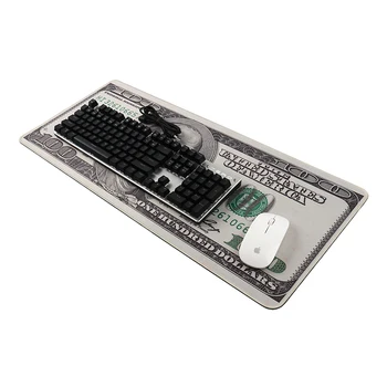 700*300 100 dolerių banknotų modelio spausdinimo pelės mygtukai Naujumo idėjos dovanų Overlock didelis USD kilimėlis