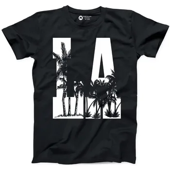 Los Andželo Kalifornijos Marškinėliai La Palm S Holivudo Vasaros Santa Monica Beach 2019 Naujausias Vyras Mada Juosta Marškinėliai