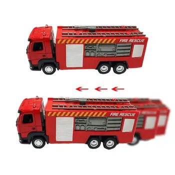 Lydinio Vandens Purškimo Pistoletas Žaislas Sunkvežimis gaisrinė mašina Gaisrininkas Sam Fire Truck (Variklių Transporto priemonių, Automobilių, Muzikos, Šviesos, Švietimo Žaislai Vaikams Berniukas