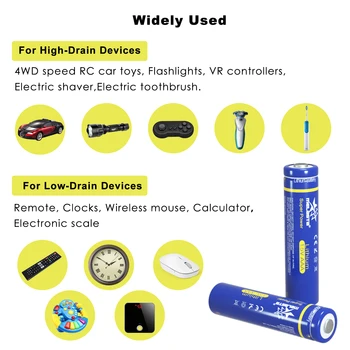 Melasta 16pcs FR03 AAA lifes2 1,5 V 1100mAh Li Pirminės Baterijos žaislai, MP3, kamera, elektrinį skustuvą, dantų šepetėlį nuotolinio laikrodis