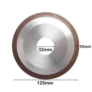 JLI 1 vnt 125*10*32*8mm Laipsnio Deimantų Varantys Pjovimo Electroplated pjauti Šlifavimo Diskai, Diskiniai Grūdų Prabos Rotaciniai Įrankiai
