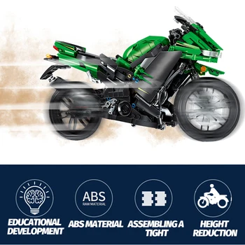 SEMBO Miesto Motociklas Off-road Modelį, Statyba Blokai Kūrėjas įrangos pardavimas, biuro įrangos Motociklų Lenktynių Automobilių Švietimo Dovanos, Žaislai Vaikams