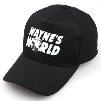 Moterų, vyrų mados WAYNE ' S WORLD spausdinimo beisbolo kepuraitę medvilnės reguliuojamas snapback skrybėlę atvėsti vasaros tinklelio, kepurės didmeninė