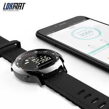 LOKMAT IP68 Vandeniui Smart Žiūrėti Bluetooth Nuotolinio Fotoaparato Smartwatch 