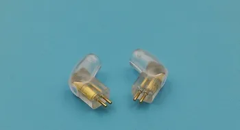 JH13 JH16 IEM serijos Lenktas plug pin 0.78 mm aukso padengtą ausinių laidą atnaujinti pin