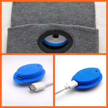 6 LED Megzti Skrybėlę Dienos Šiltos Žiemos Kūrybos USB Įkrovimo laisvų Rankų Žibintuvėlis Bžūp Dviračių Kempingo Vėjo Įranga