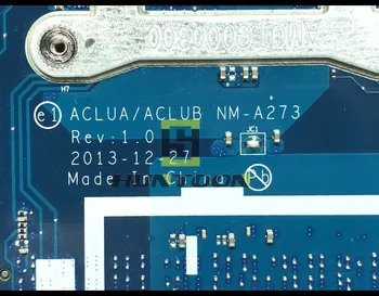 Originali aukštos kokybės FRU:5B20G45476 Lenovo Z50-70 Nešiojamas Plokštė ACLUA/ACLUB NM-A273 SR1EF I5-4210U DDR3L 2GB Išbandyti