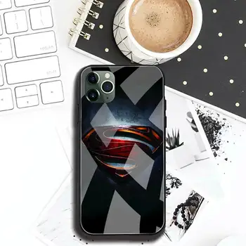 Super herojus lygintuvai žmogus voras žmogus, Telefono dėklas Grūdintas Stiklas iPhone 12 pro max mini 11 Pro XR XS MAX 8 X 7 6S 6 Plus SE atveju