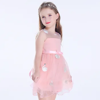 2018 sprogimo modeliai pavasario ir vasaros mergaitės upscale Europos ir Amerikos suknelė siuvinėta princesė suknelė