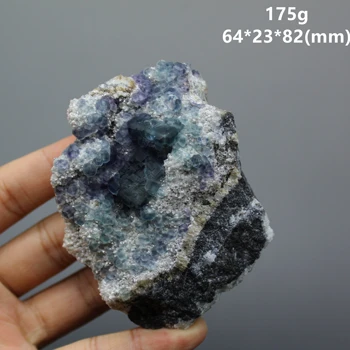 Didelė! Natūralus retas fluorito grupių mineralinių kristalų egzempliorių Akmenys ir kristalai crystal Healing