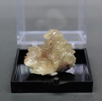 Natūralus Kalcitas mineralinių pavyzdys akmenys ir kristalai gydymo kvarco kristalai, brangakmeniai dėžutės dydis 5.2 cm
