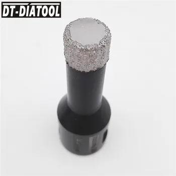 DT-DIATOOL 1pc Dulkių Brazed Deimantinio Gręžimo Core Bitų Skylę Pamačiau, Grąžtai M14 arba 5/8-11 Siūlai, Skirti Keraminių Plytelių, Granito, Marmuro