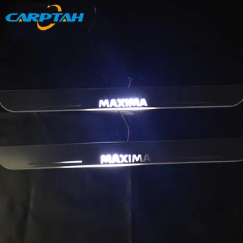Carptah Apdaila Pedalo LED Automobilių Šviesos Durų Slenksčio Nusitrinti Plokštė Kelias Dinaminis Streamer Sveiki Lempa Nissan Maxima 2016 2017 2018
