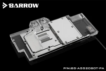 Barrow GPU Vandens Blokas ASUS STRIX RTX2080Ti/2080 Visišką Grafika Vandens Aušinimo Radiatorių BS-ASS2080T-PA