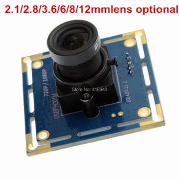 2MP Juoda Ir Balta mono, usb kamera Ominivision CMOS OV2710 MJPEG 30 fps/60fps/120fps nespalvoti usb kameros modulis
