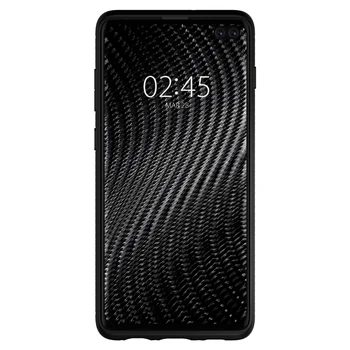 Originalus SPIGEN Patikima Šarvai Matte Black Case for Samsung Galaxy S10 / Galaxy S10 Plius / S10+ / S10E