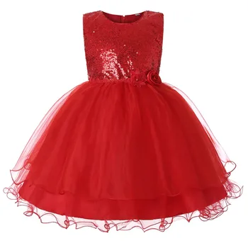 Vaikas, Mergaitė, Raudona Kalėdų Dress Vaikai Princesė Kalėdų Komplektus Šalies Kostiumų Bamblys Tutu Suknelė, Vaikams, Suknelės Mergaičių Drabužiai