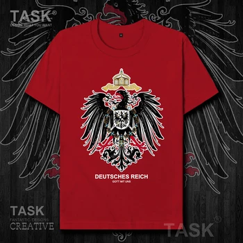Vokietijos Imperijos ir Prūsijos Marškinėliai Black Hawk Ženklelis Medvilnės O-Kaklo trumpomis Rankovėmis vyriški Marškinėliai Naujas Dydis S-3XL