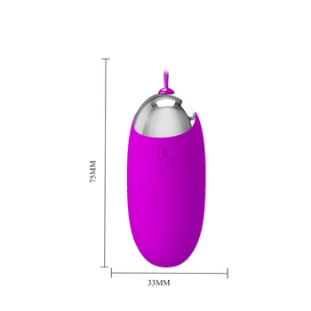 Gana Meilės USB Įkrovimo 12 Režimas Vibracijos Kiaušiniai Belaidžio Vibruojančio Kulka Sekso Žaislai Moteris Nuotolinio Valdymo Vibratorius