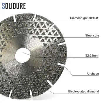 Electroplated Diamond pjauti Už marmuro arba inžinerijos akmens pjovimo peilis 125mm