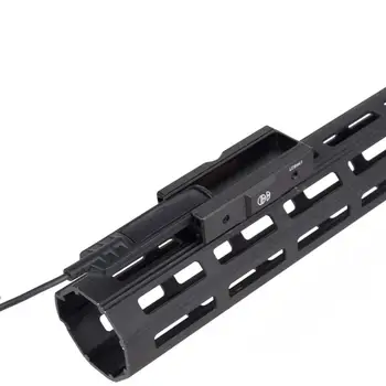 Žibintuvėlis žiurkės uodega laikiklis metalinis žibintuvėlis lazerio žiurkės uodega lizdą, įjunkite vadovas handguard plug-in universal 20mm