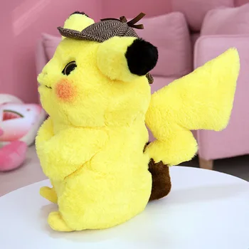 Takara Tomy filmą Detektyvas Pokemon Pikachu pliušiniai žaislai Gyvūnų Pliušinis Įdaryti lėlės, Žaislai veiksmų skaičius, modelį, Vaikai gimtadienio dovanos