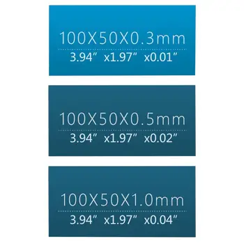 3PCS 0,3 mm/0,5 mm/1mm Šiluminę Pagalvėlę, 6.0 M/M. k. Didelio efektyvumo Šilumos Laidumo Pagalvėlės su Aukštos kokybės X6HA